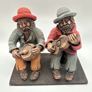 Ten Thousand Villages Peru Peruvian Musicians Folk Art Handmade Figure Figurine